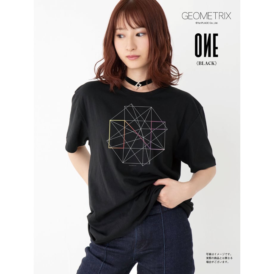 【GEOMETRIX】ONE GEOMETRIX Tシャツ／ブラック／L