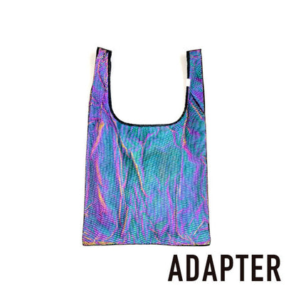 【LIGHT FORCE】"ADAPTER" リフレクターメッシュショッパー／Black