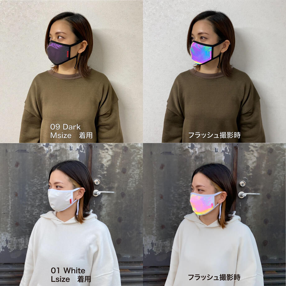 【LIGHT FORCE】Mouth cover／Red/Mサイズ