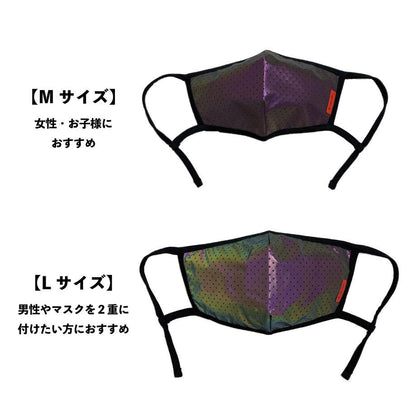 【LIGHT FORCE】Mouth cover／Red/Mサイズ
