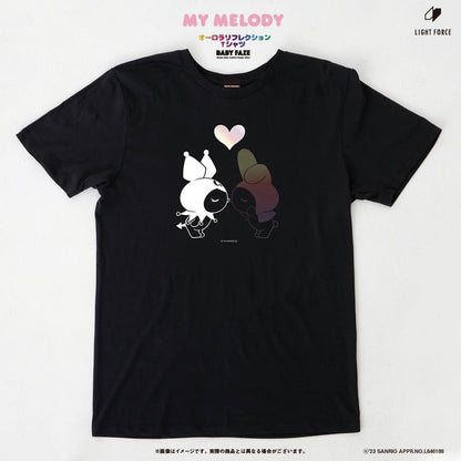 【クロミ＆マイメロディ】オーロラリフレクションTシャツ　3色セット/Mサイズ