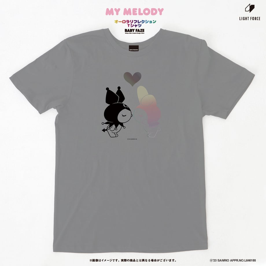 【クロミ＆マイメロディ】オーロラリフレクションTシャツ　3色セット/Mサイズ