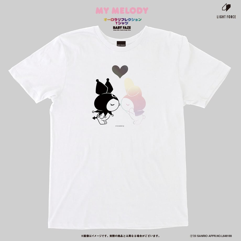 【クロミ＆マイメロディ】オーロラリフレクションTシャツ　3色セット/Mサイズ