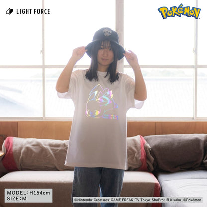 【ポケットモンスター】リフレクターTシャツ ピカチュウ／ホワイト／130