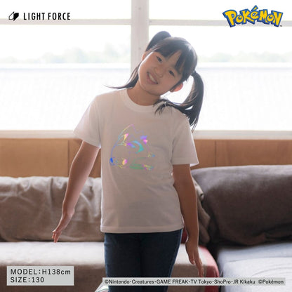 【ポケットモンスター】リフレクターTシャツ ピカチュウ／ホワイト／130