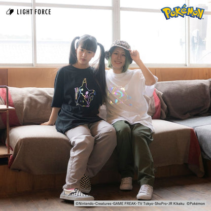 【ポケットモンスター】リフレクターTシャツ ピカチュウ／ホワイト／130