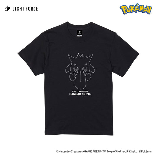 【ポケットモンスター】リフレクターTシャツ ゲンガー／ブラック／M