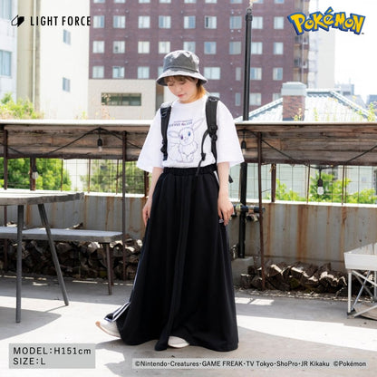 【ポケットモンスター】リフレクターTシャツ イーブイ／ホワイト／110