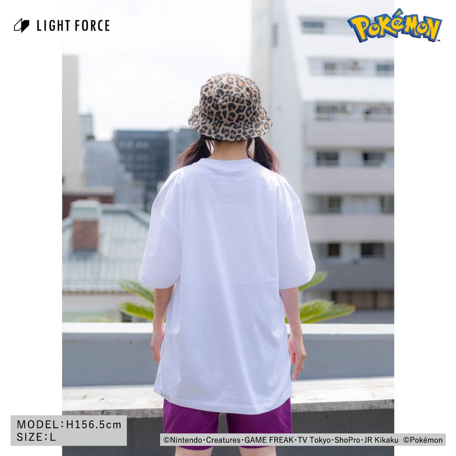 【ポケットモンスター】リフレクターTシャツ ピカチュウ／ホワイト／130