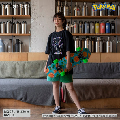 【ポケットモンスター】リフレクターTシャツ ゲンガー／ブラック／110