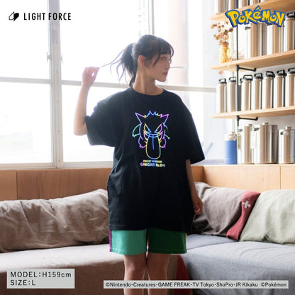 【ポケットモンスター】リフレクターTシャツ ゲンガー／ブラック／110