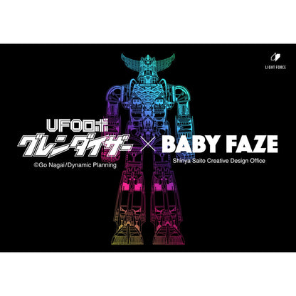【UFOロボ グレンダイザー】オーロラリフレクションTシャツ／Black／M