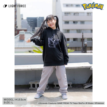 【ポケットモンスター】リフレクターパーカー ミミッキュ／ブラック／110