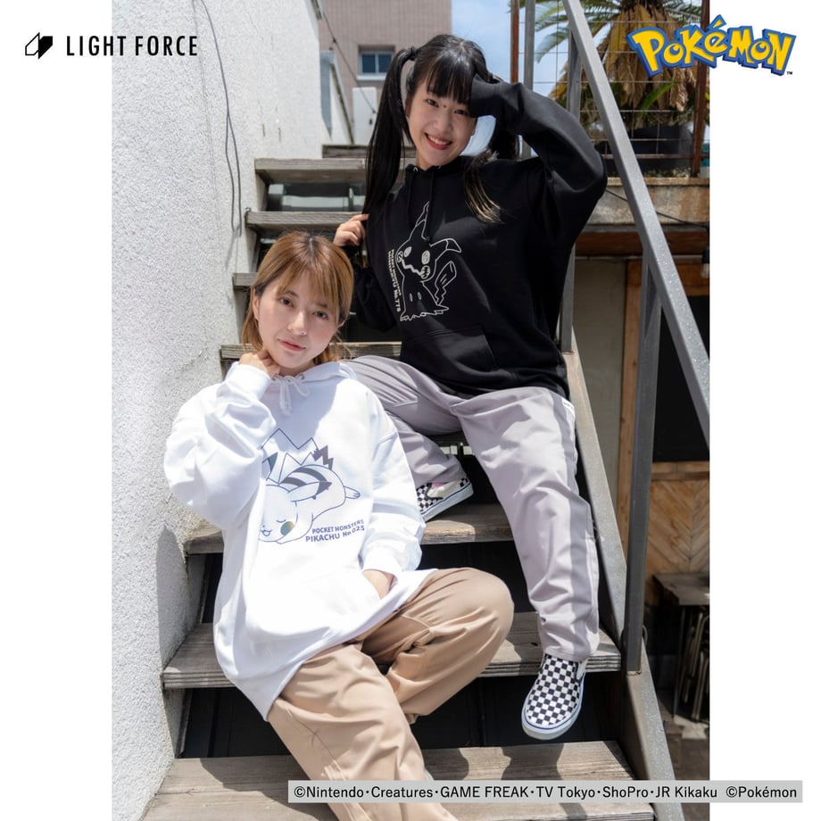 【ポケットモンスター】リフレクターパーカー ミミッキュ／ブラック／110