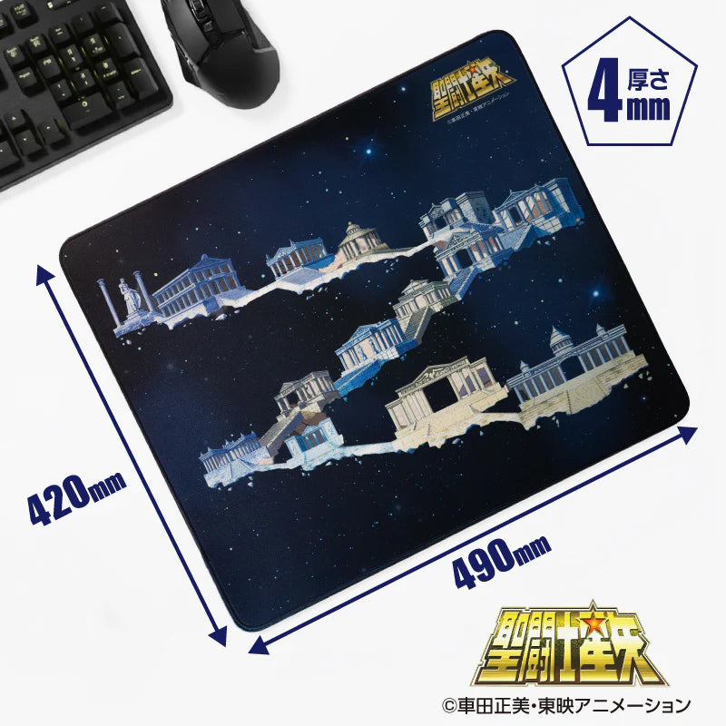 聖闘士星矢 ゲーミングマウスパッド【聖域12宮殿】