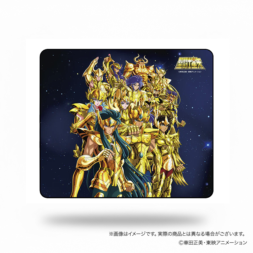 聖闘士星矢 ゲーミングマウスパッド【黄金聖闘士12人集結】