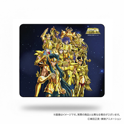聖闘士星矢 ゲーミングマウスパッド【黄金聖闘士12人集結】