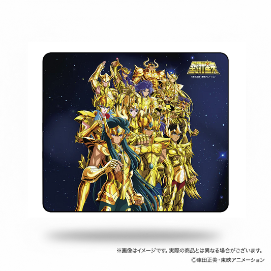 聖闘士星矢 ゲーミングマウスパッド【黄金聖闘士12人集結】